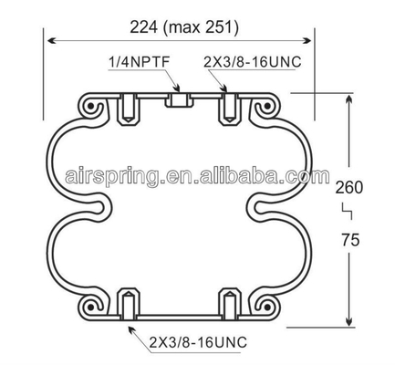 FD20019320 औद्योगिक एयर स्प्रिंग